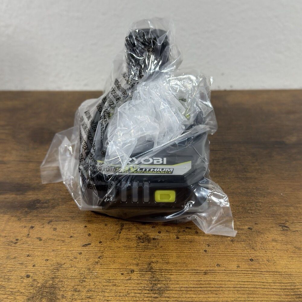 Ryobi ONE+ 18V Lithium-Ion 2 Ah Battery MODEL PBP003 Charger PCG002 New W/O Box - Picture 9 of 11
